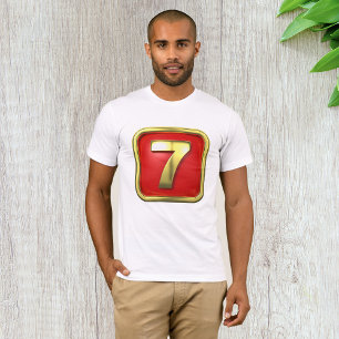 Camiseta Jackpot Casino Número 7 Ouro
