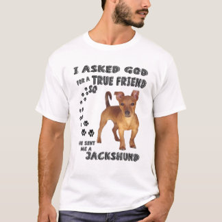 Camiseta Jackshund Cote Mãe, Impressão Pai Dachshund