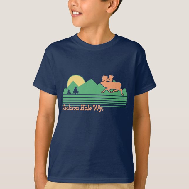 Camiseta Jackson Hole Wyoming (Frente)