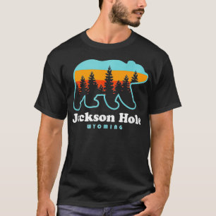 Camiseta Jackson Hole Wyoming Bear Montanhas Jackson Hole