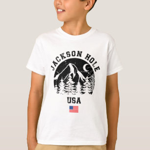 Camiseta Jackson Hole Wyoming Ski Resort Alpino Skiing Amer