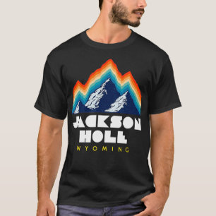 Camiseta Jackson Hole Wyoming USA Ski Resort 1980s Retro Sh