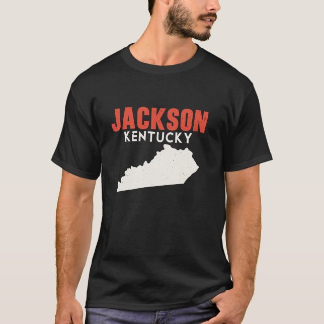 Camiseta Jackson Kentucky USA State America Viagem Kentucky (Frente)
