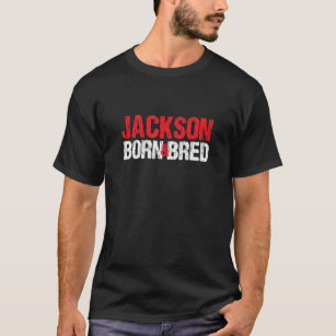 Camiseta Jackson Nascer E Bred Mississippi Hometown Ms Home