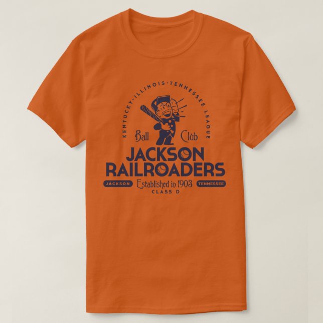 Camiseta Jackson Railroaders (Frente do Design)