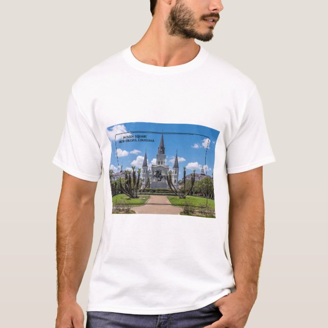 Camiseta Jackson Square New Orleans (Frente)