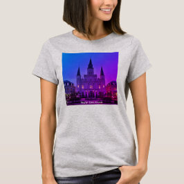 Camiseta Jackson Square, Nova Orleans, Catedral de Los Ange