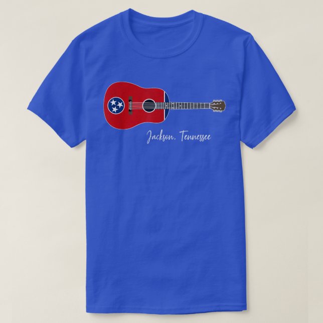 Camiseta Jackson Tennessee Guitar  (Frente do Design)