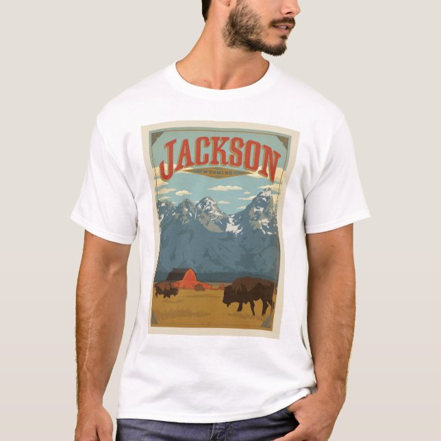 Camiseta Jackson | Wyoming (Frente)