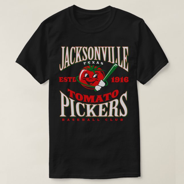 Camiseta Jacksonville Tomato Pickers (Frente do Design)