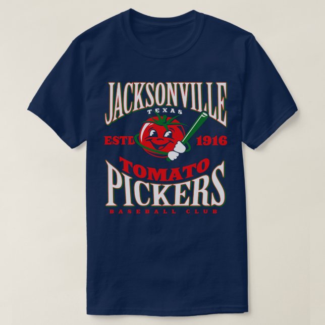 Camiseta Jacksonville Tomato Pickers (Frente do Design)
