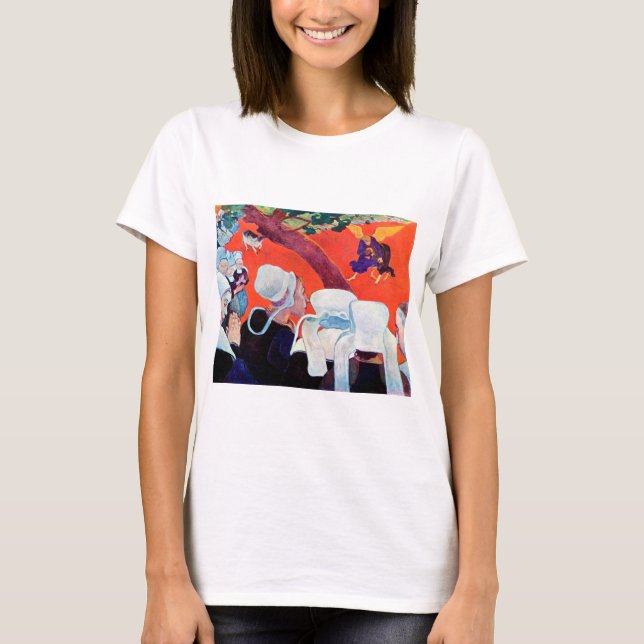 Camiseta Jacob Luta com o Anjo, Gauguin (Frente)