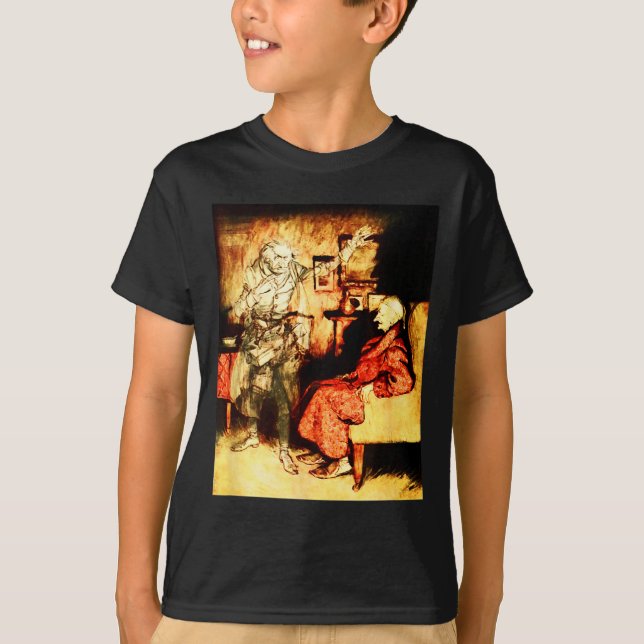 Camiseta Jacob Marley Ghost Scrooge Bah Humbug Christmas Ca (Frente)