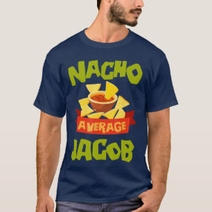 Camiseta Jacob Não Médio Engraçado Aniversário Personalizad