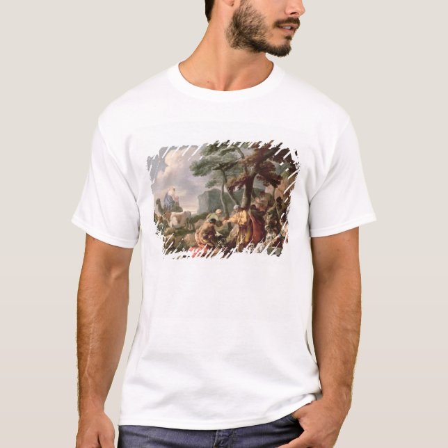Camiseta Jacob que enterra os deuses estranhos sob o (Frente)