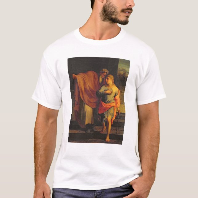 Camiseta Jacob que envia seu filho, Joseph (Frente)
