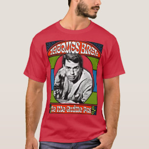 Camiseta Jacques Brel Retro Fan Design