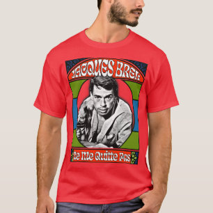Camiseta Jacques Brel Retro Fan Design