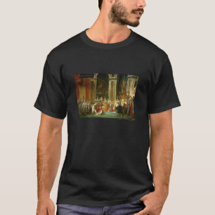 Camiseta Jacques-Louis David A Coroação de Napoleão Lon