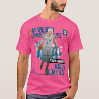 Camiseta Jaden Mcdaniels Basbol Art Timberwolve 1