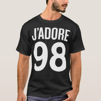 Camiseta Jadore 98 Adoro a Trendy da Celebridade 98