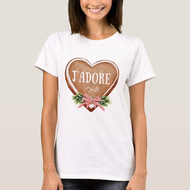 Camiseta Jadore Paris Christmas (Frente)