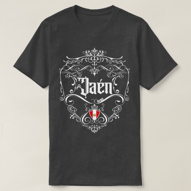 Camiseta Jaen Vintage design 1 (Frente do Design)