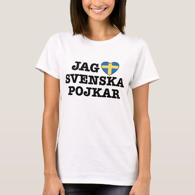 Camiseta Jag Svenska Pojkar (Frente)