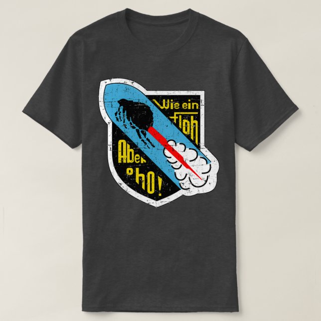 Camiseta Jagdgeschwader 400 Messerschmitt Me 163 Komet Grun (Frente do Design)