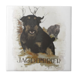 Camiseta Jagdterrier Caneca de Café Cerâmica Ornam