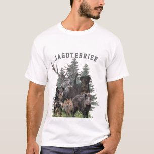 Camiseta Jagdterrier Sticker Travesseiro exterior Porta cop