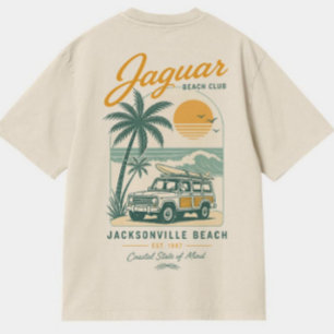 Camiseta Jaguar Beach Club Jacksonville Florida Re