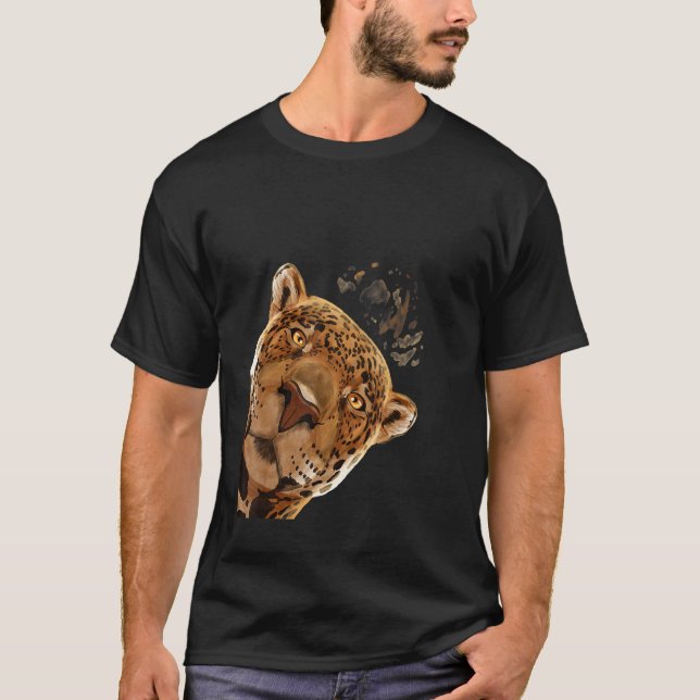 Camiseta Jaguar Curioso Gato (Frente)