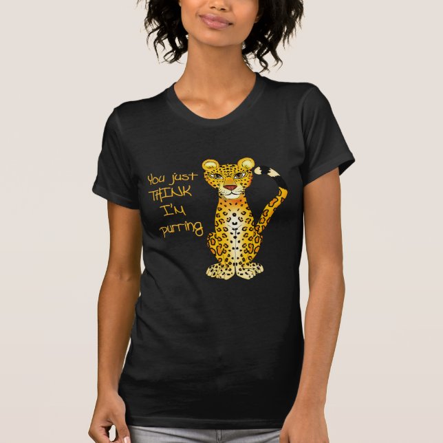 Camiseta Jaguar de ronrom (Frente)