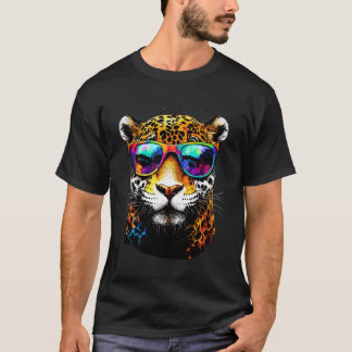 Camiseta Jaguar Grande Felino Pantera Gato Engraçado Amante