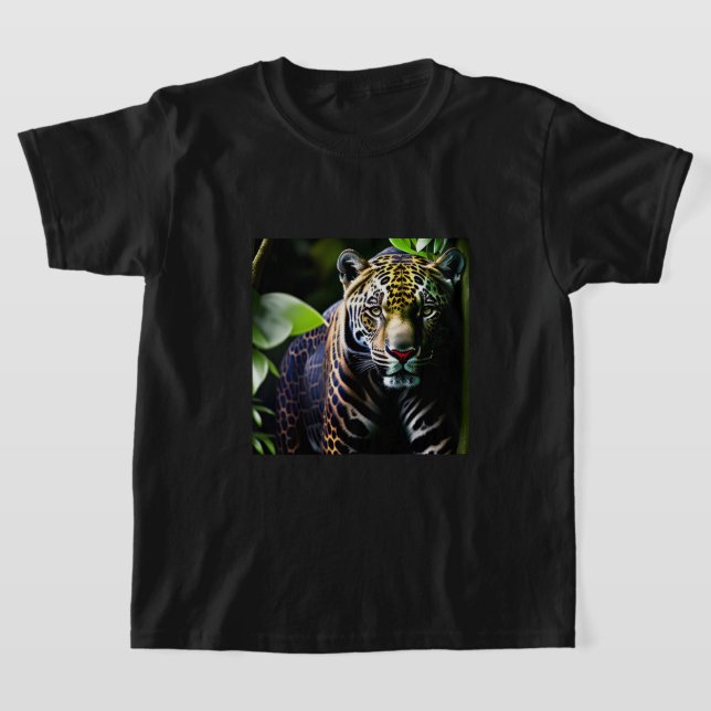 Camiseta Jaguar - Predador Selvagem Aterrorizado (Postura )