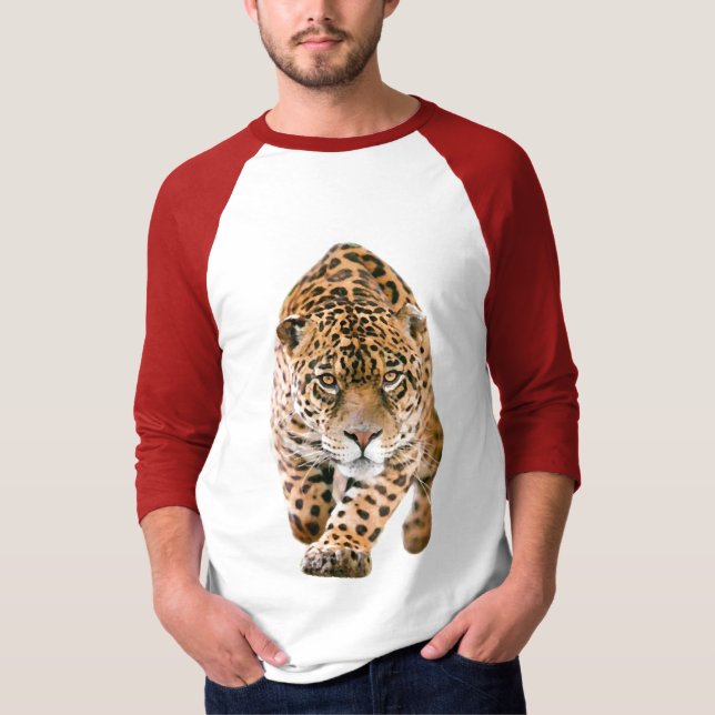 Camiseta Jaguar Trabalho de arte (Frente)
