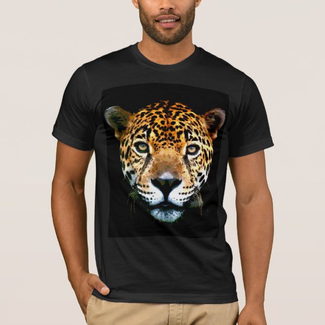 Camiseta Jaguar Trabalho de arte (Frente)