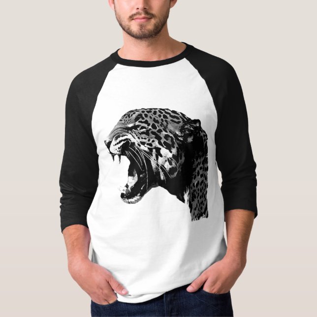 Camiseta Jaguar Trabalho de arte (Frente)