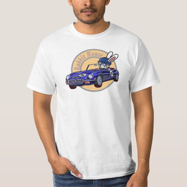 Camiseta Jaguar type E 白 (Frente)