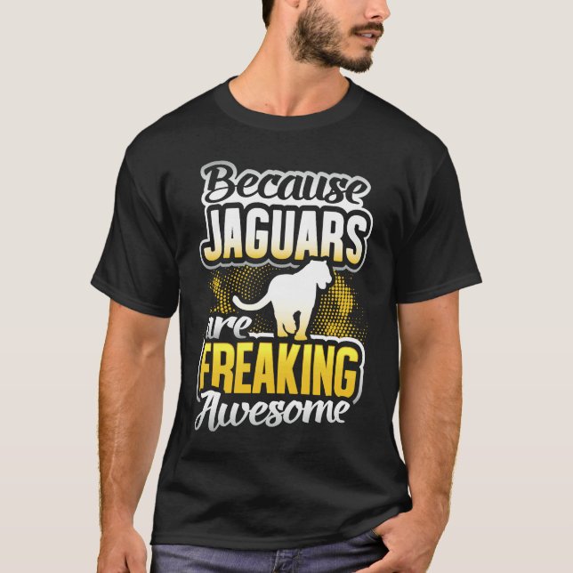 Camiseta Jaguars Are Freaking Awesome Jaguar   Jaguar (Frente)