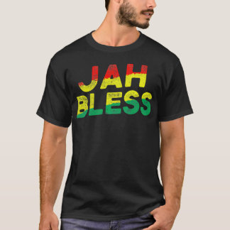 Camiseta Jah Bless Jamaican Roots Jamaica Rasta Rastafari R