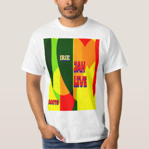 CAMISETA JAH LIVE/ RASTA