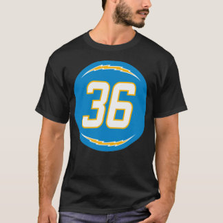 Camiseta Jahleel Addae Número 36 Jersey Los Angeles Charger
