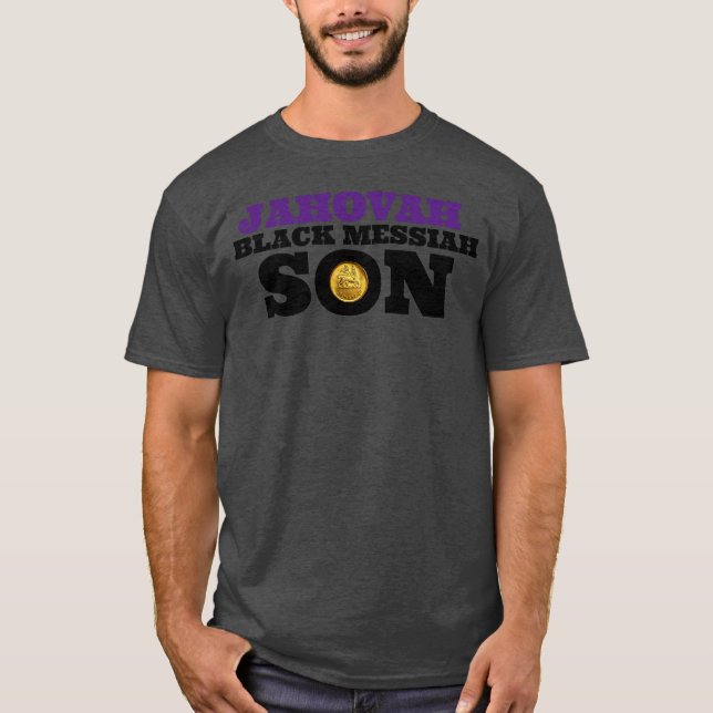 Camiseta JAHOVAH BLACK MESSIAH SON T-Shirt (Frente)