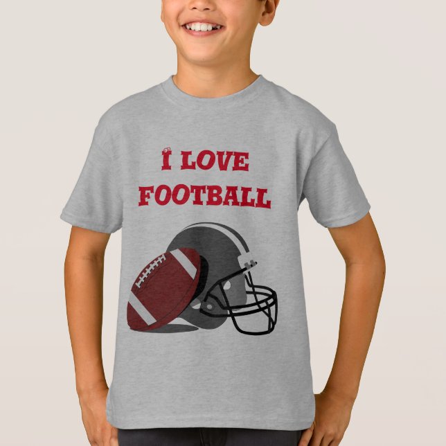 Camiseta J'aime le football (Frente)