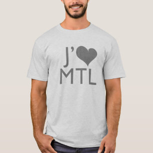Camiseta J'aime Montreal