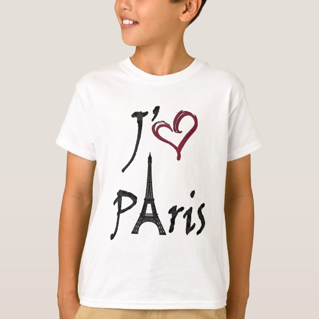Camiseta j'aime Paris (Frente)