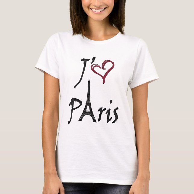 Camiseta j'aime Paris (Frente)