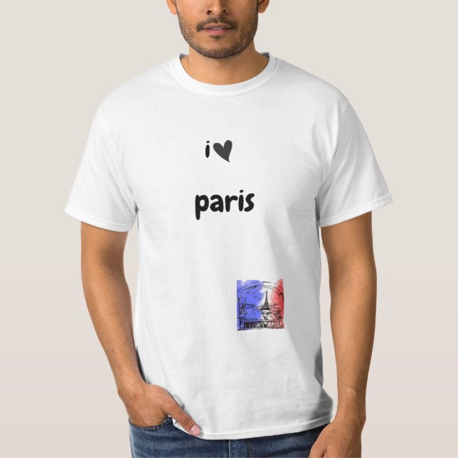 Camiseta j'aime paris  (Frente)